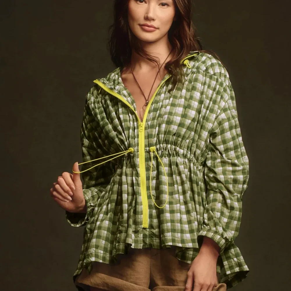 NWT Anthropologie Daily Practice Day Hike Hooded Jacket Size XXS